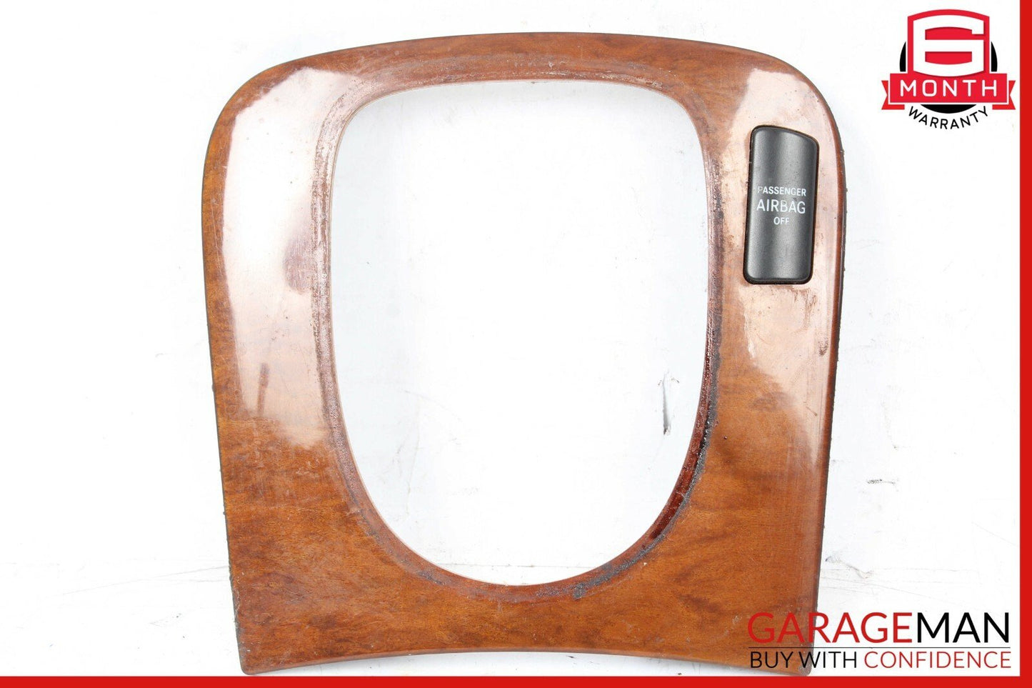 03-06 Mercedes W220 S600 Center Console Shifter Distronic Bezel Trim Wood