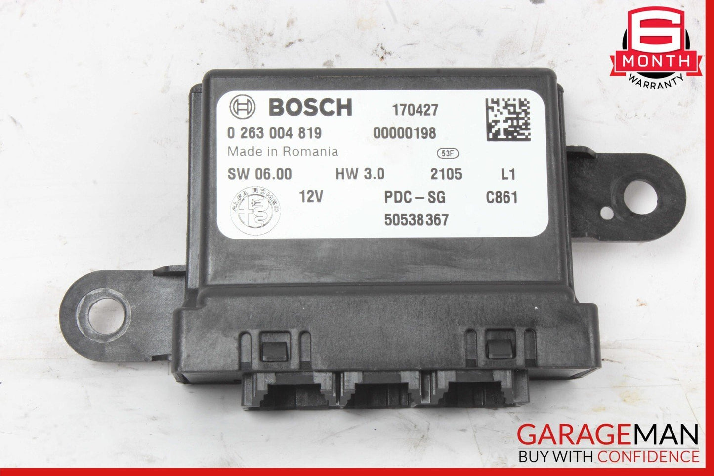 17-22 Alfa Romeo Giulia Park Assist Control Module 0263004819 OEM