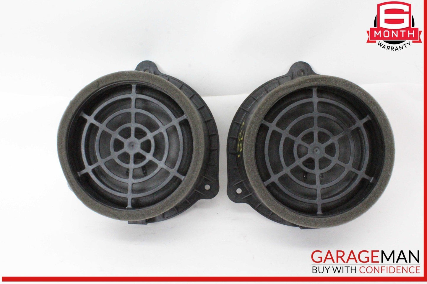 17-19 Audi Q7 Rear Right & Left Side Subwoofer Sub Woofer Speaker Set of 2 OEM