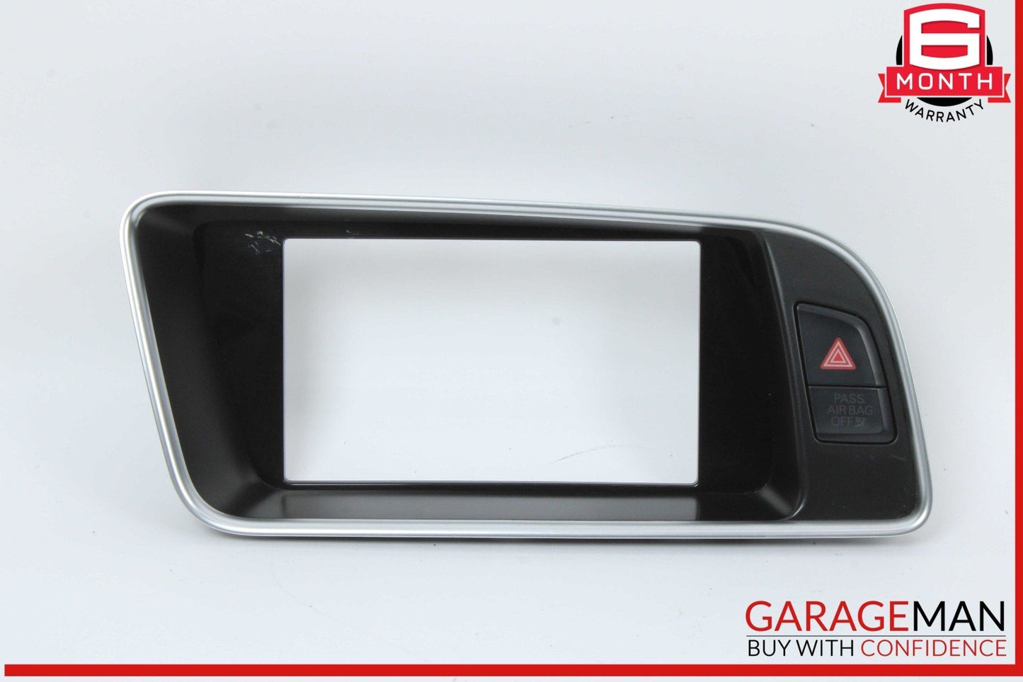 13-17 Audi Q5 Dash Dashboard Center Display Screen Bezel Trim Cover 8R1857186S
