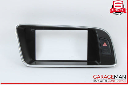 13-17 Audi Q5 Dash Dashboard Center Display Screen Bezel Trim Cover 8R1857186S