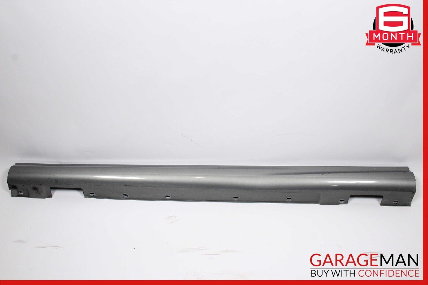 08-14 Mercedes W204 C300 C350 Left Side Skirt Rocker Moulding Cover Panel Silver