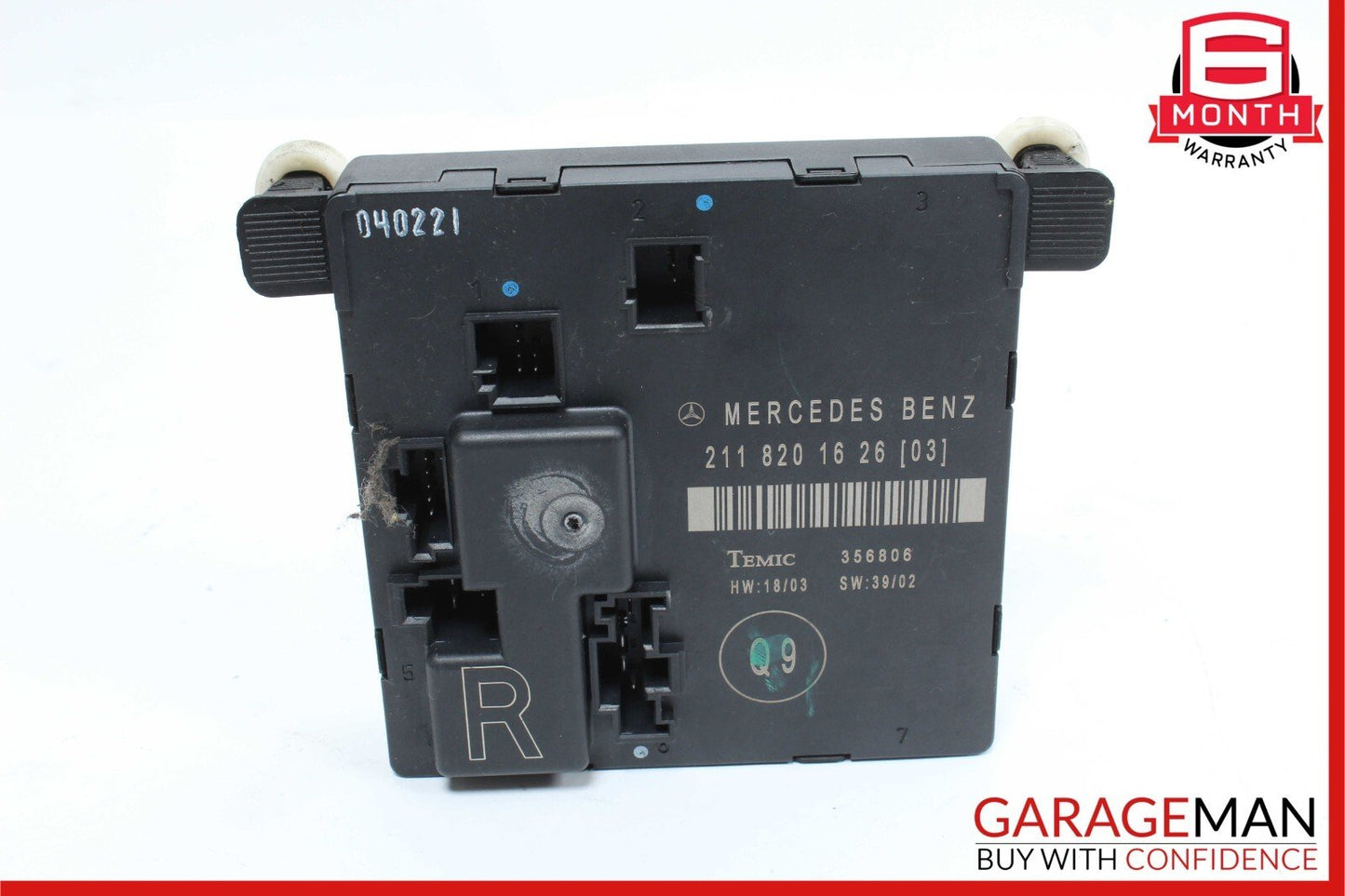 03-09 Mercedes W211 E320 E550 E63 AMG Rear Right Side Door Control Module Unit