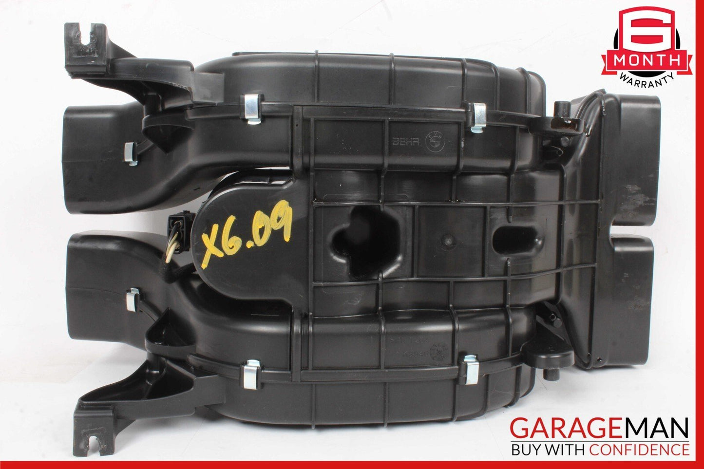 08-14 BMW X6 E71 REAR UNDER HEATER BLOWER FAN W/ HOUSING OEM