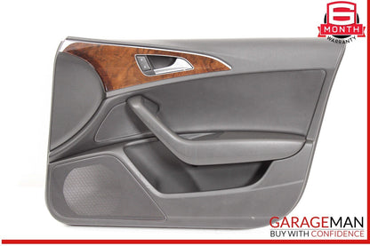 12-18 Audi A6 Front Right Passenger Interior Door Trim Panel Cover Assy OEM