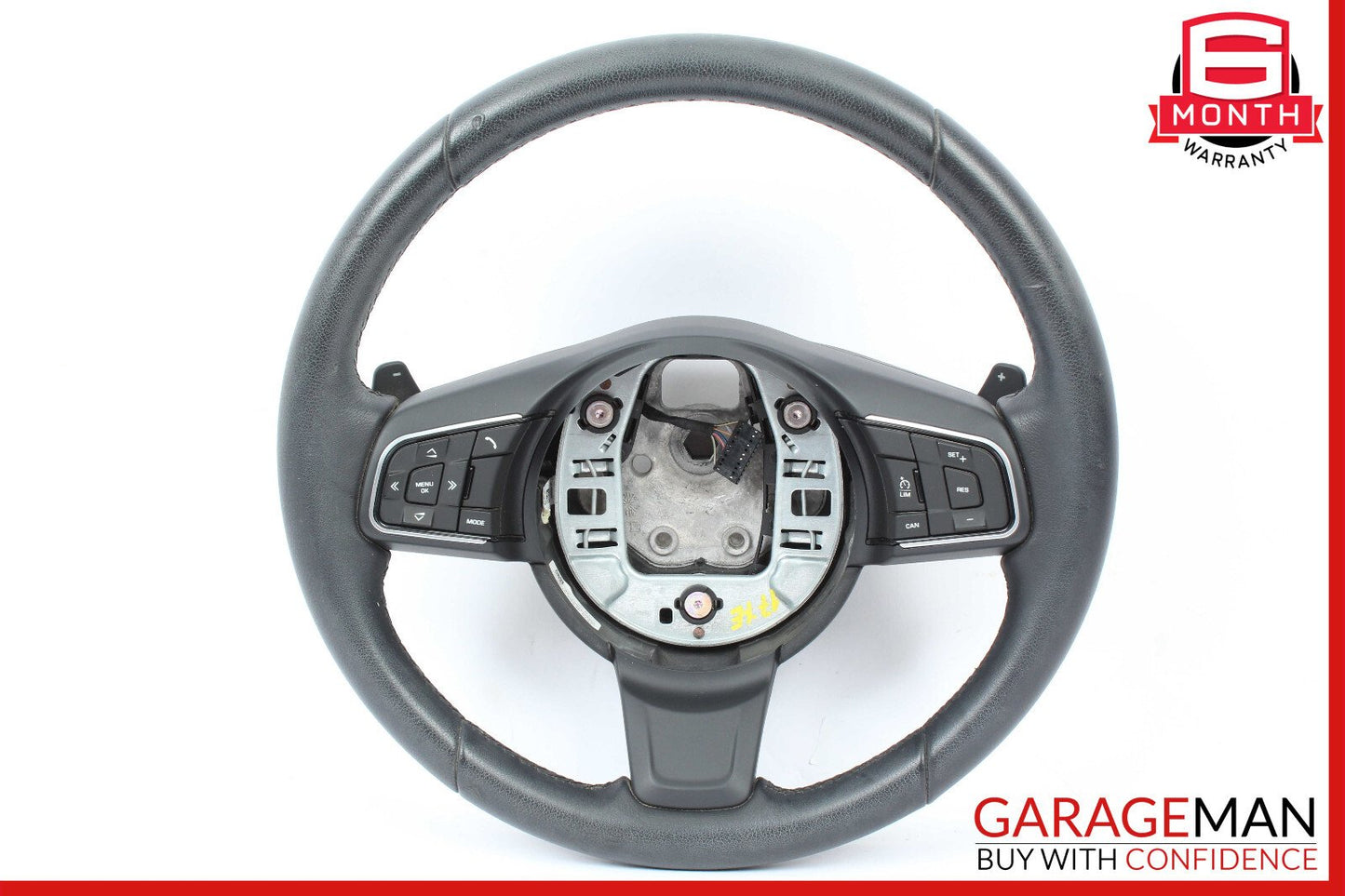 17-19 Jaguar XE Steering Wheel Black OEM
