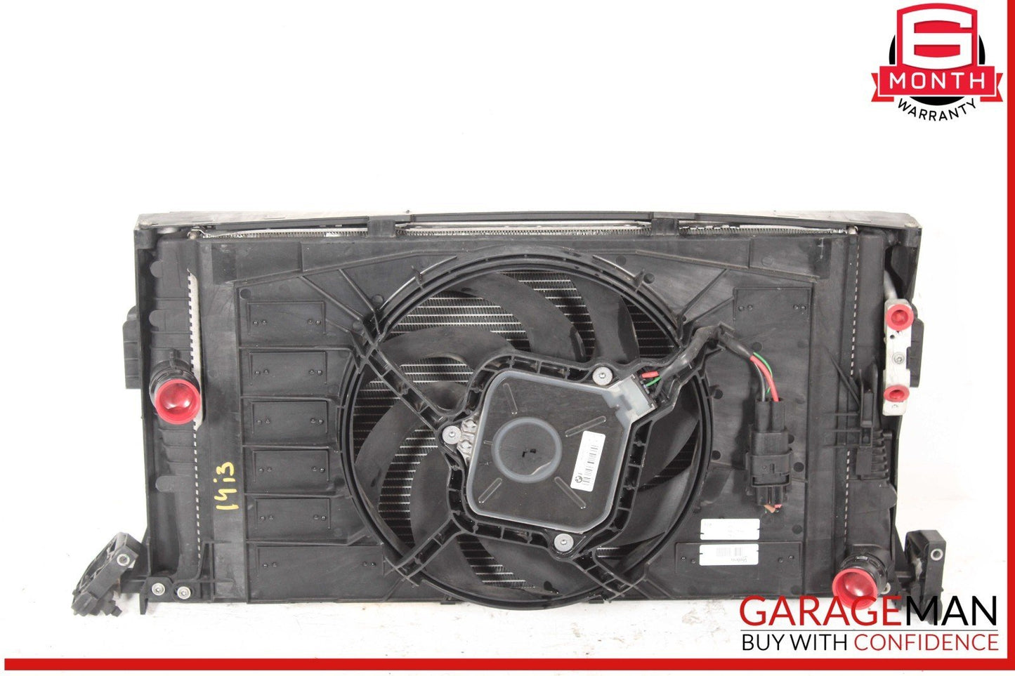 14-21 BMW i3 I01 Hybrid Water Cooling Radiator A/C Condenser Cooler Assembly OEM