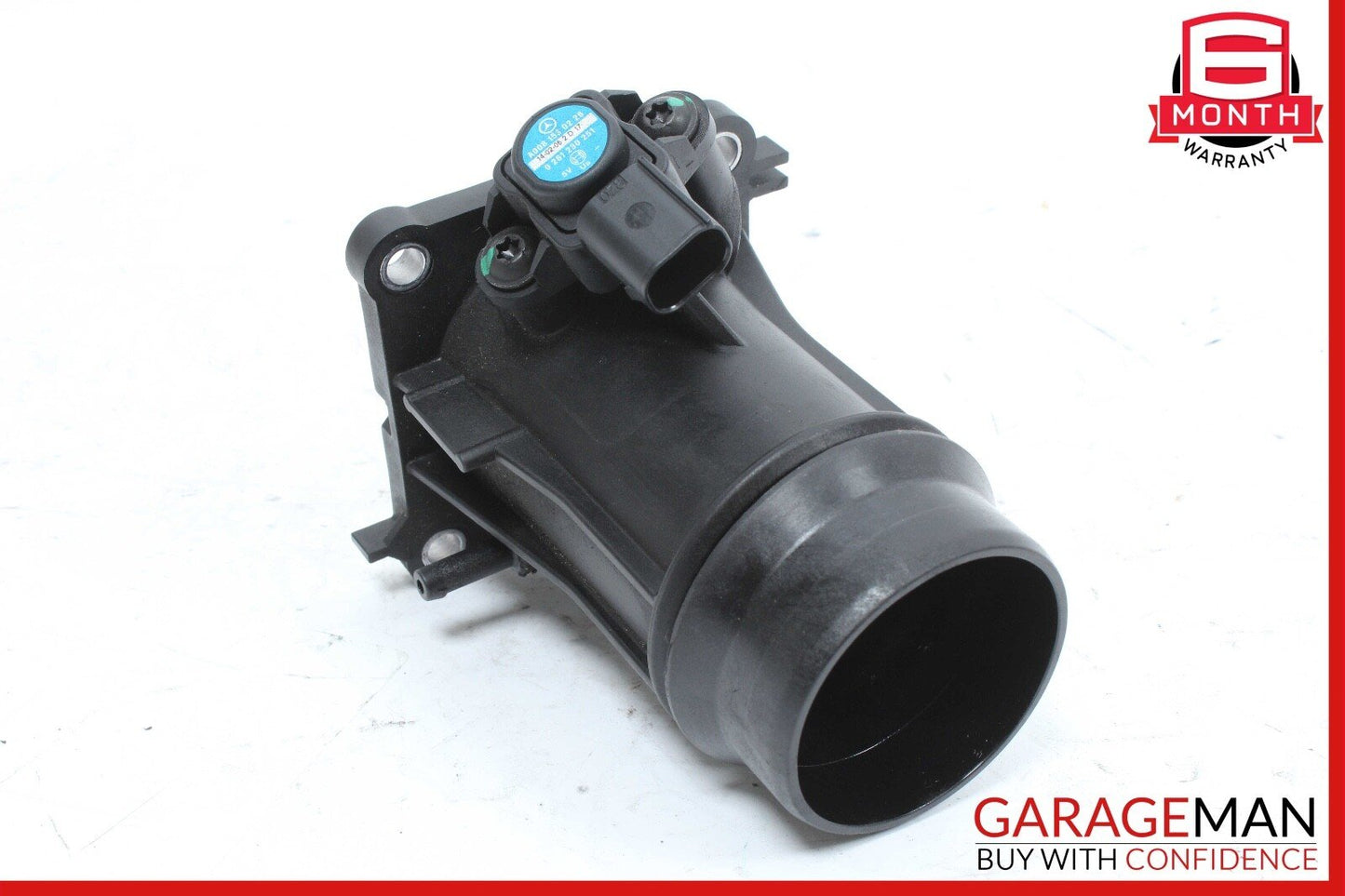 12-14 Mercedes W204 C250 1.8L Air Intake Pipe Hose w/ Pressure Sensor Assembly
