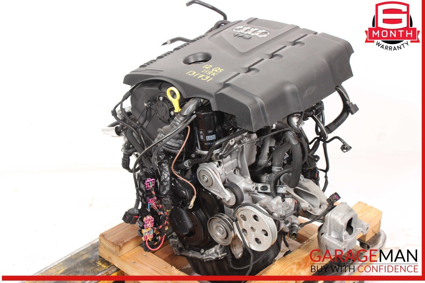 09-12 Audi Q5 A4 A5 2.0L CAEB Engine Motor Assembly OEM 119k