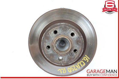 14-19 Mercedes W117 CLA250 Rear Left Side Spindle Knuckle Hub w/ Rotor Disc OEM
