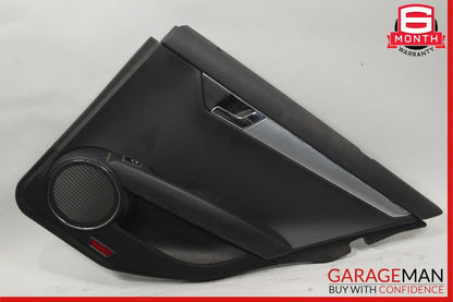 08-14 Mercedes W204 C300 Sedan Rear Right Interior Door Trim Panel Black