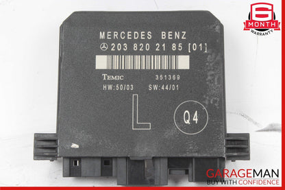01-07 Mercedes W203 C230 C320 Rear Left Door Computer Control Module Unit