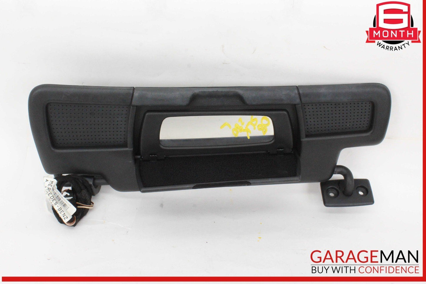 05-11 Mercedes R171 SLK280 Front Left Driver Sun Visor Sunvisor Shade Black OEM