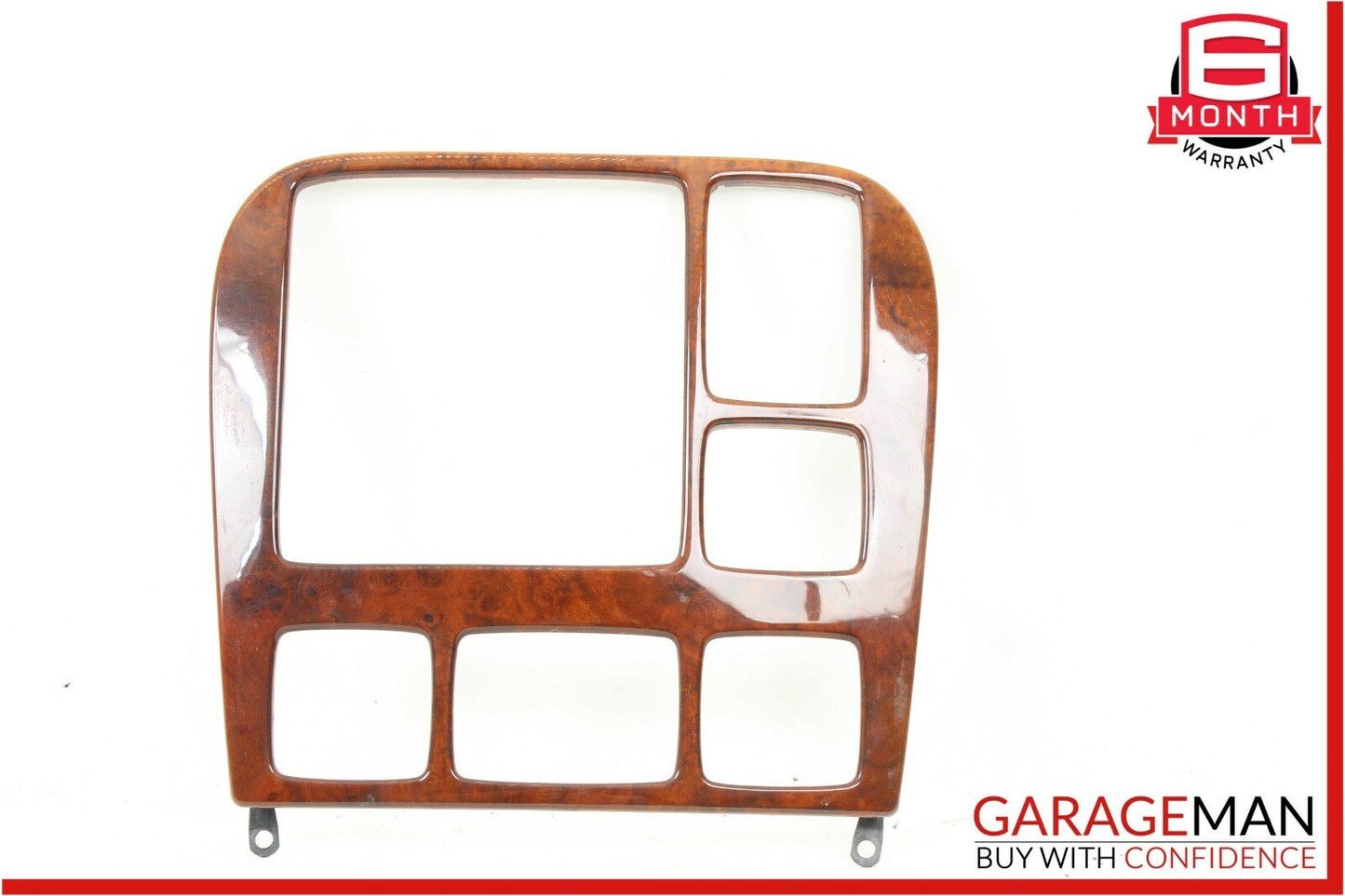 00-02 Mercedes W220 S600 Radio Dash Wood Trim Bezel Panel Cover Wood OEM