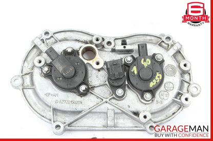 06-10 Mercedes W221 S550 Front Left Engine Timing Chain Cover Plate OEM