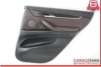 14-18 BMW X5 Rear Right Interior Door Panel Trim OEM