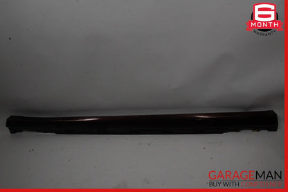 06-13 Mercedes W251 R350 R500 Left Driver Side Rocker Skirt Molding Panel Red