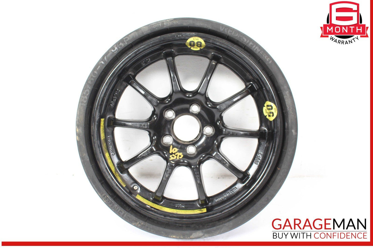03-12 Mercedes R230 SL500 SL550 Emergency Spare Tire Wheel Donut Rim 17" 17 OEM