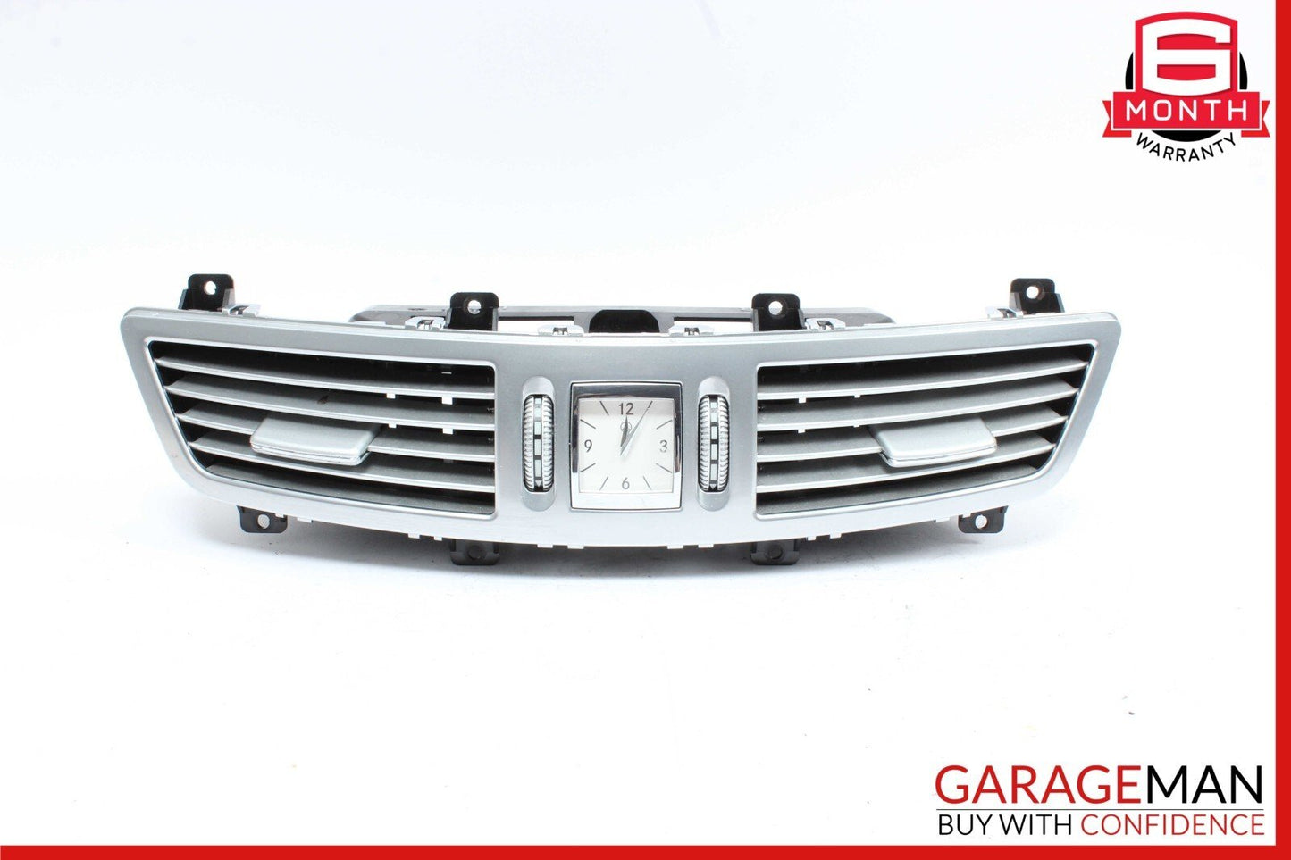 07-13 Mercedes W221 S350 S600 Dashboard Center Dash A/C Air Vent Trim Clock Assy