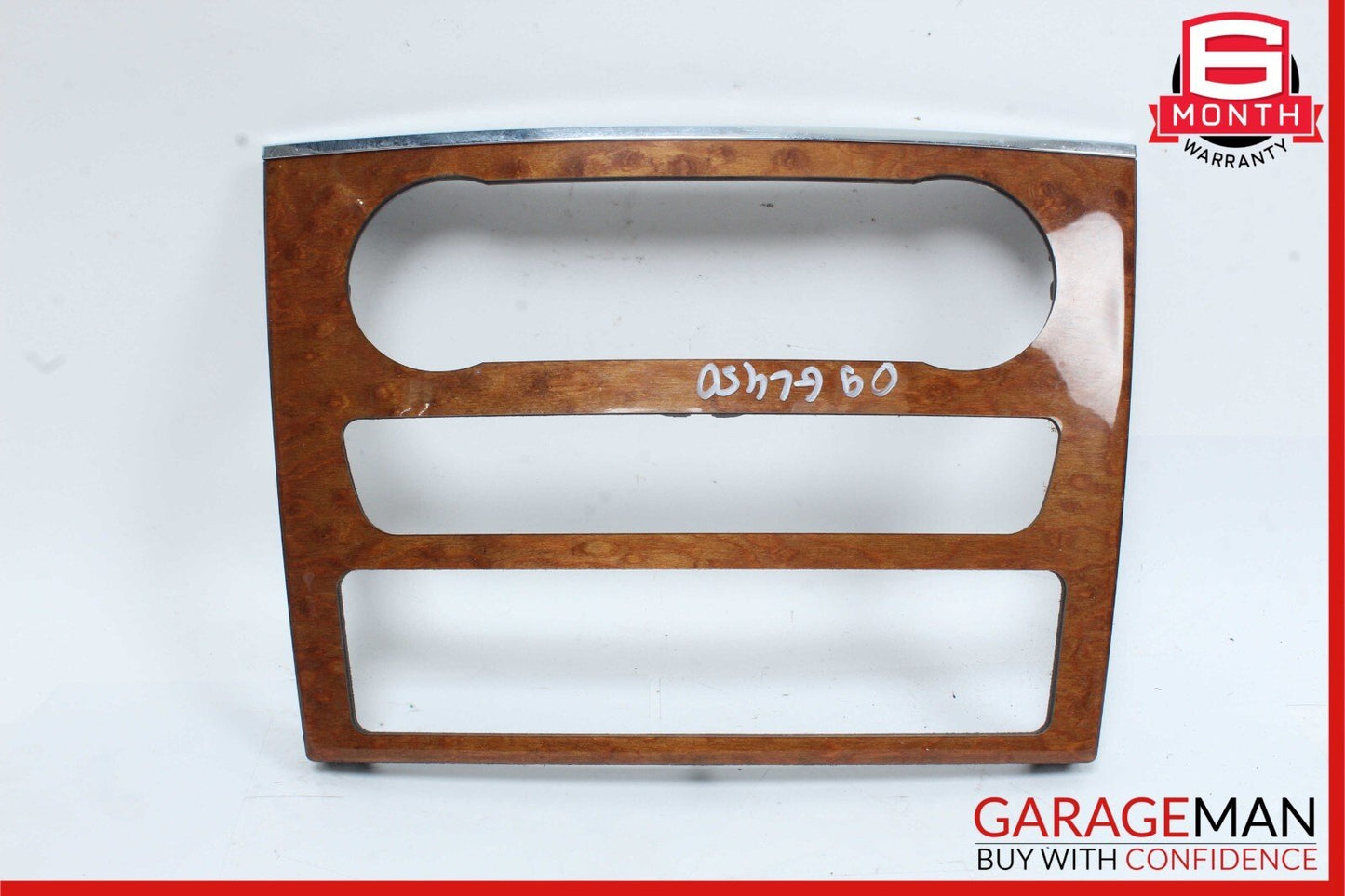 06-12 Mercedes ML350 GL450 Center Console Control Trim Bezel Cover Panel Wood
