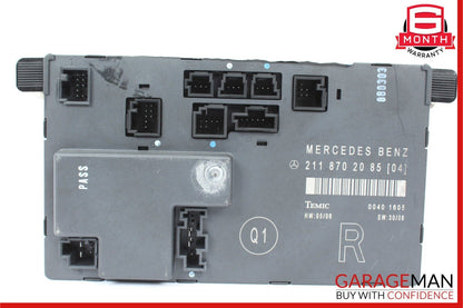 03-09 Mercedes W211 E350 E550 E320 Front Right Side Door Controller Module Unit