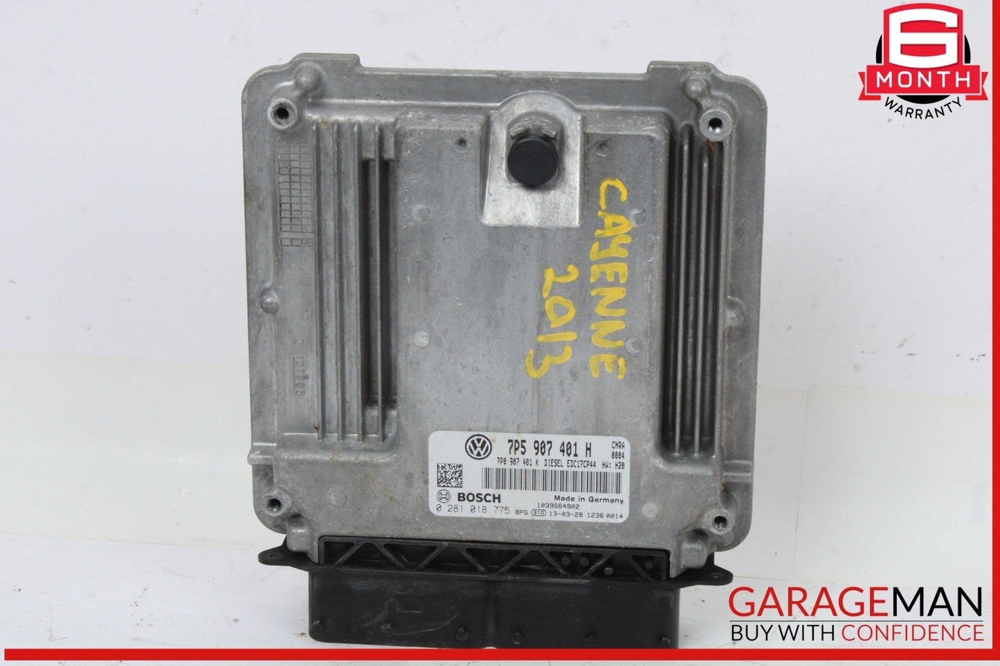 11-14 Porsche Cayenne 958 AWD ECU ECM Engine Computer Control Module Unit OEM