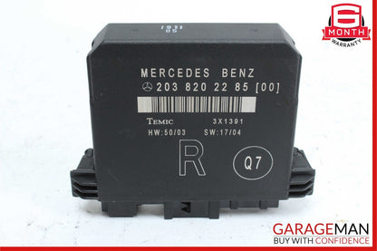 01-07 Mercedes W203 Ð¡280 C240 Rear Right Side Door Controller Module