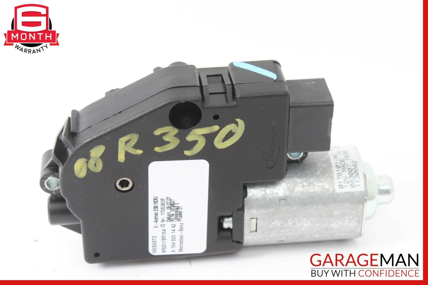 06-12 Mercedes W251 R350 ML320 GL550 Panoramic Sunroof Sun Roof Motor OEM