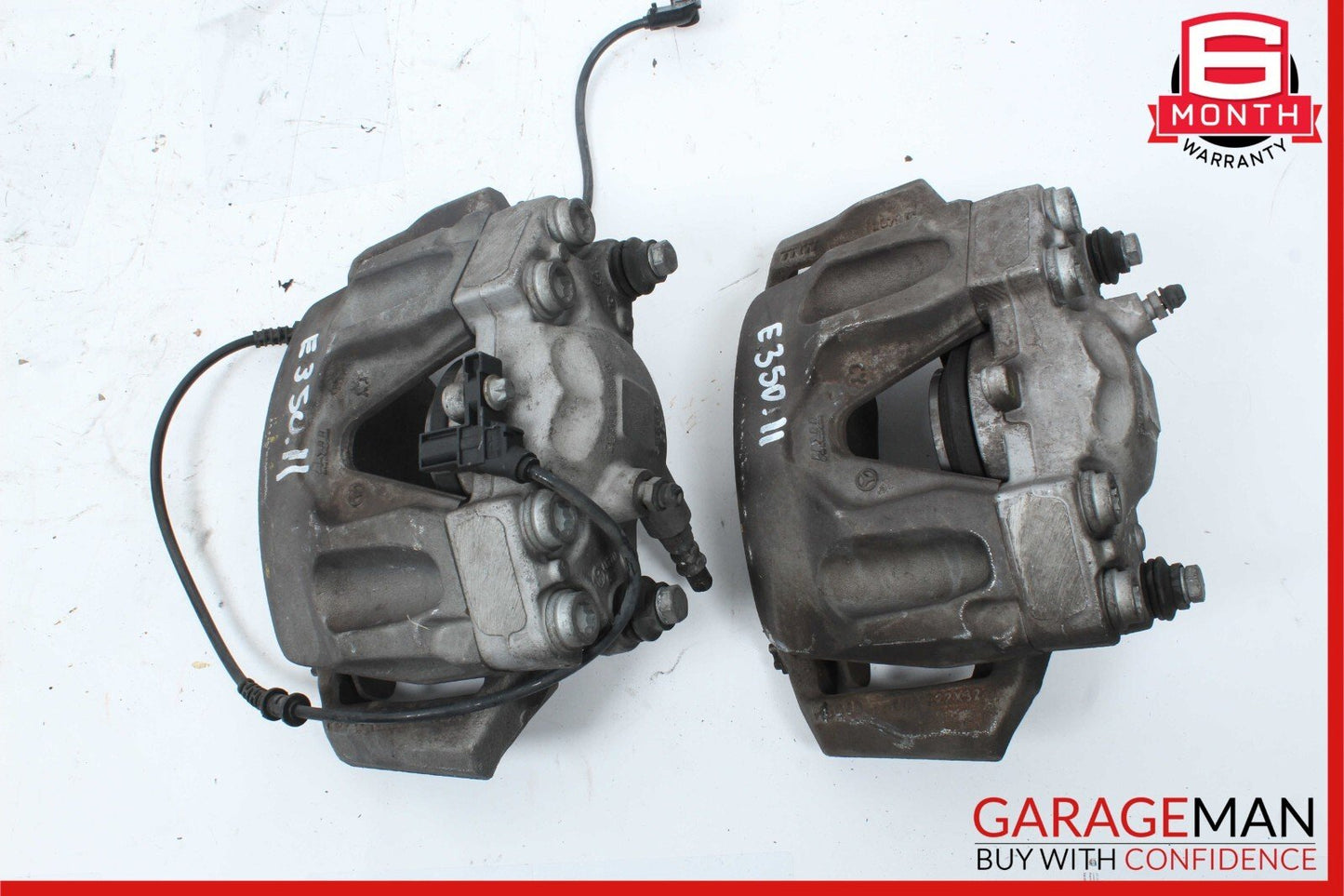 08-18 Mercedes W212 E350 Front Right & Left Brake Calipers Set Of 2 Pc OEM