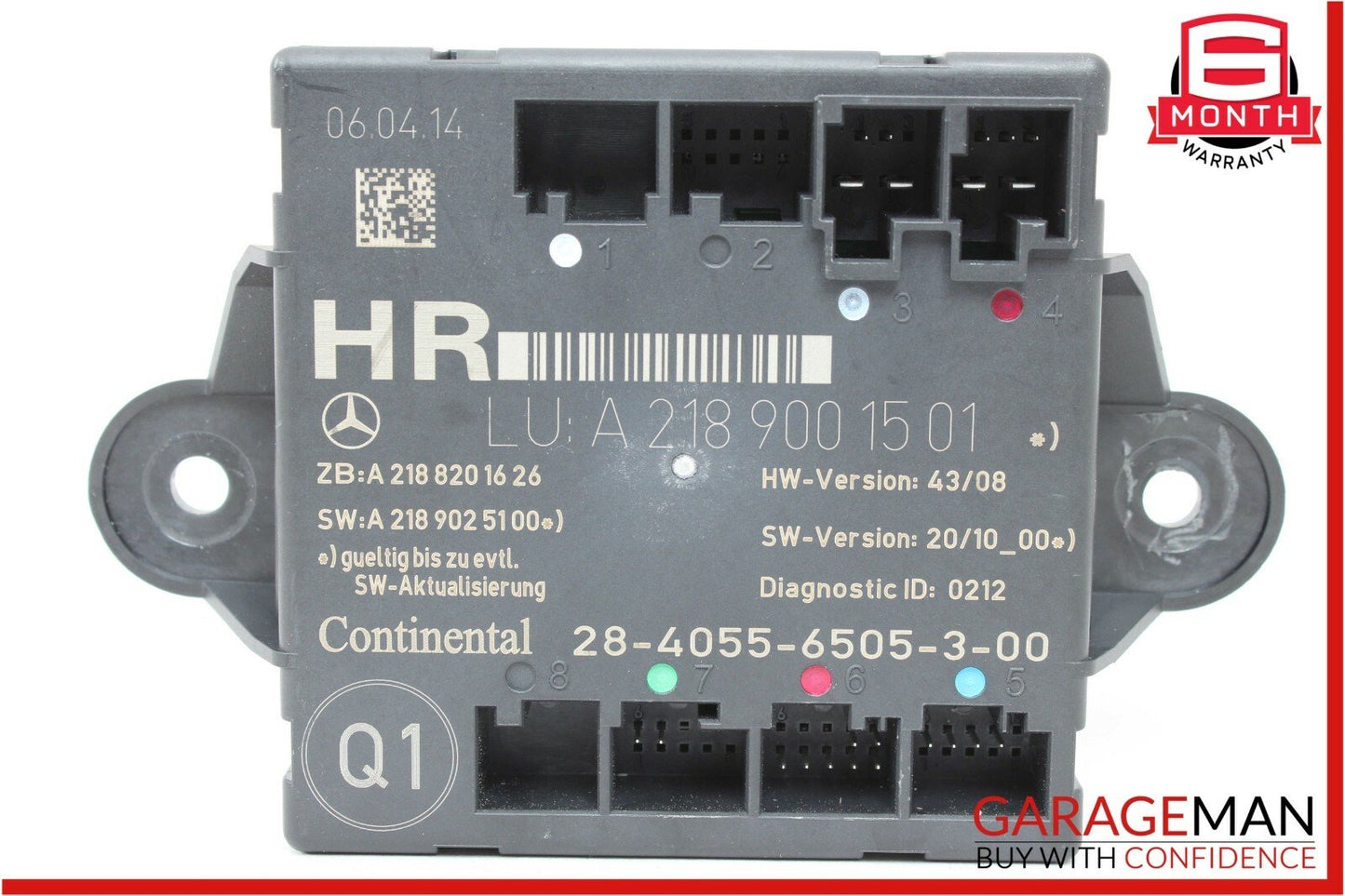 08-15 Mercedes W204 C250 C300 Rear Right Passenger Side Door Control Module OEM