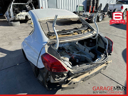 13-19 BMW 650i F06 Rear Trunk & Quarter Panel Body Structural Cut Assembly White