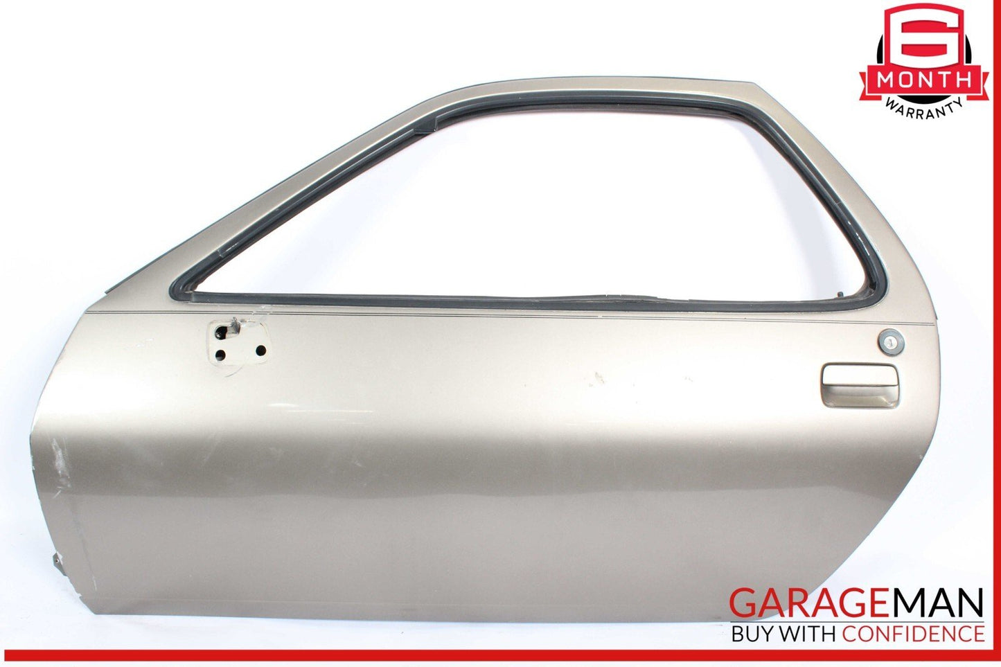 84-91 Porsche 928 S Front Left Side Exterior Door Shell Panel Gray OEM