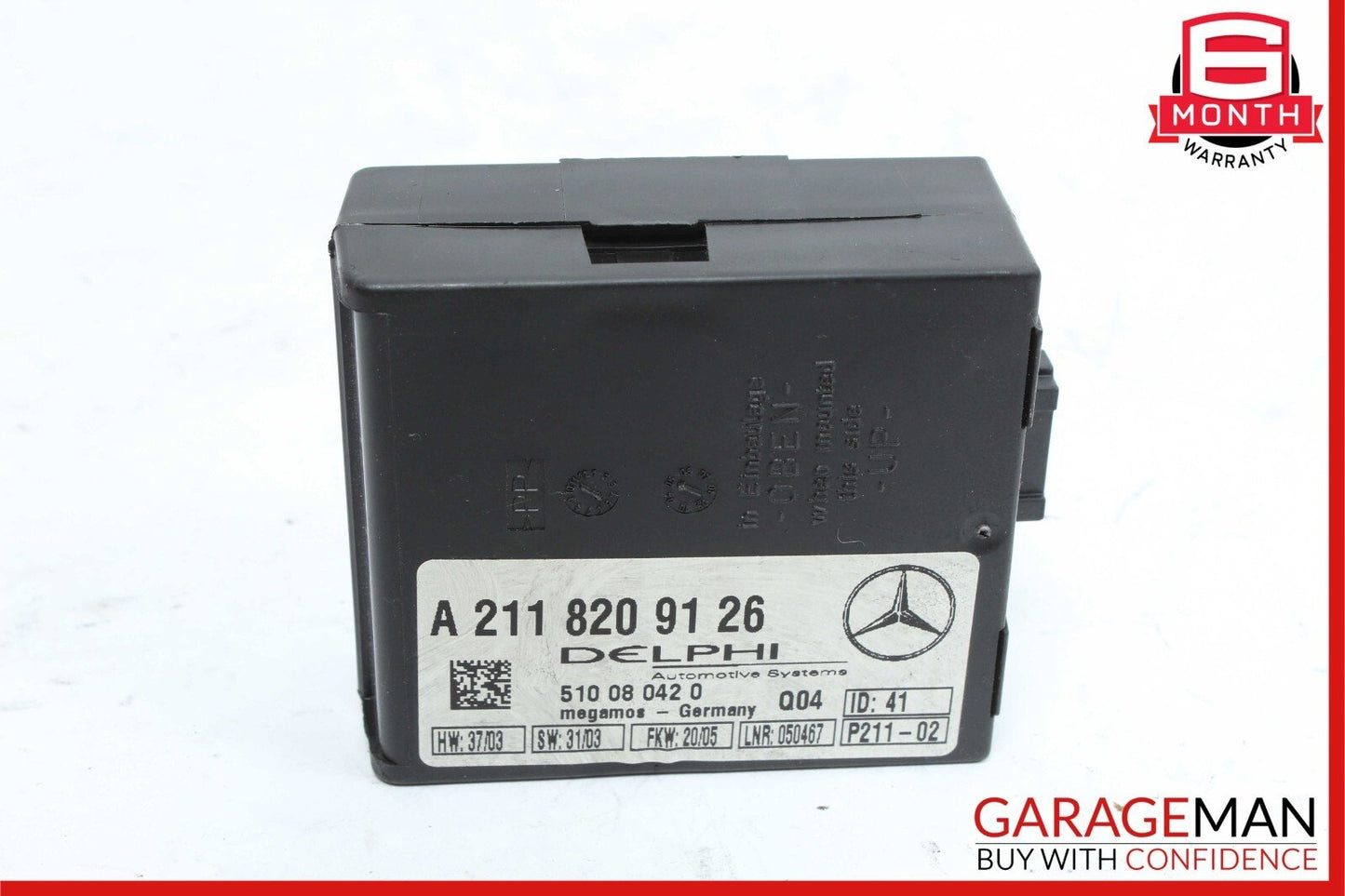 Mercedes SL500 SLK280 CL500 S430 E320 CLK500 Anti Theft Alarm Module Unit