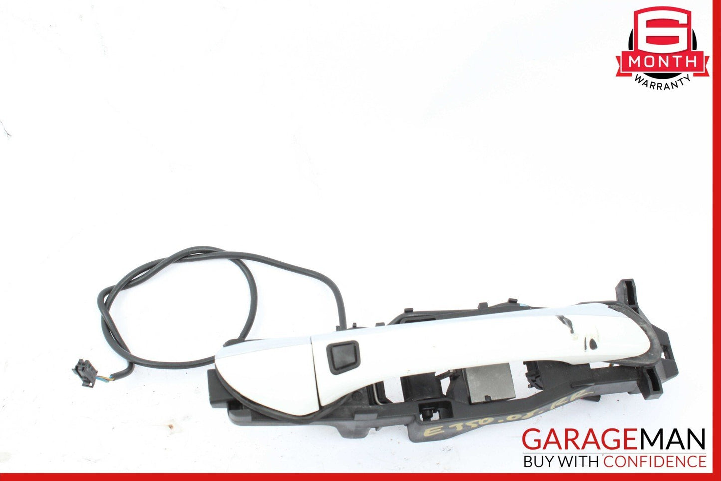 07-09 Mercedes W211 E350 Exterior Door Handle Rear Right Side White OEM