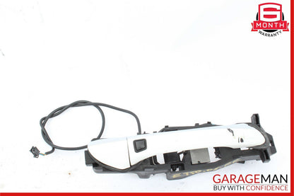 07-09 Mercedes W211 E350 Exterior Door Handle Rear Right Side White OEM