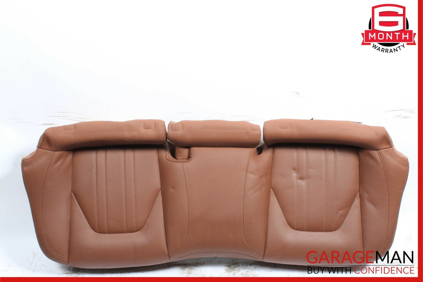 14-17 Maserati Ghibli Rear Bench Lower Bottom Seat Cushion Cover Leather Brown