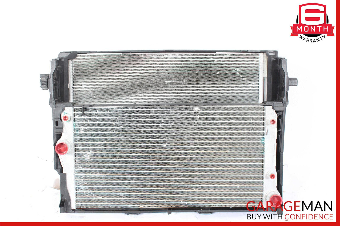 13-19 BMW 640i F06 Engine Cooling Radiator AC Air A/C Condenser OEM