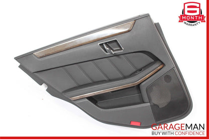 10-13 Mercedes W212 E350 E550 Rear Left Side Interior Door Panel Cover Assy