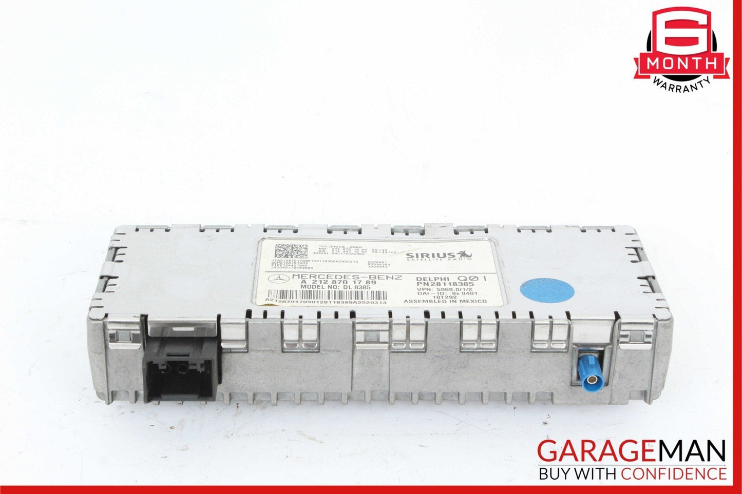 10-17 Mercedes W212 E350 E550 Sirius Satellite Radio Receiver 2128701789 OEM