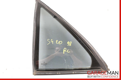 94-99 MERCEDES W140 S500 REAR LEFT DRIVER SIDE QUARTER WINDOW GLASS OEM