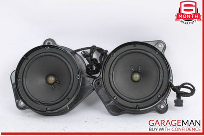 00-06 Mercedes W220 S430 Rear Left & Right Side Door Audio Sound Speaker Set OEM