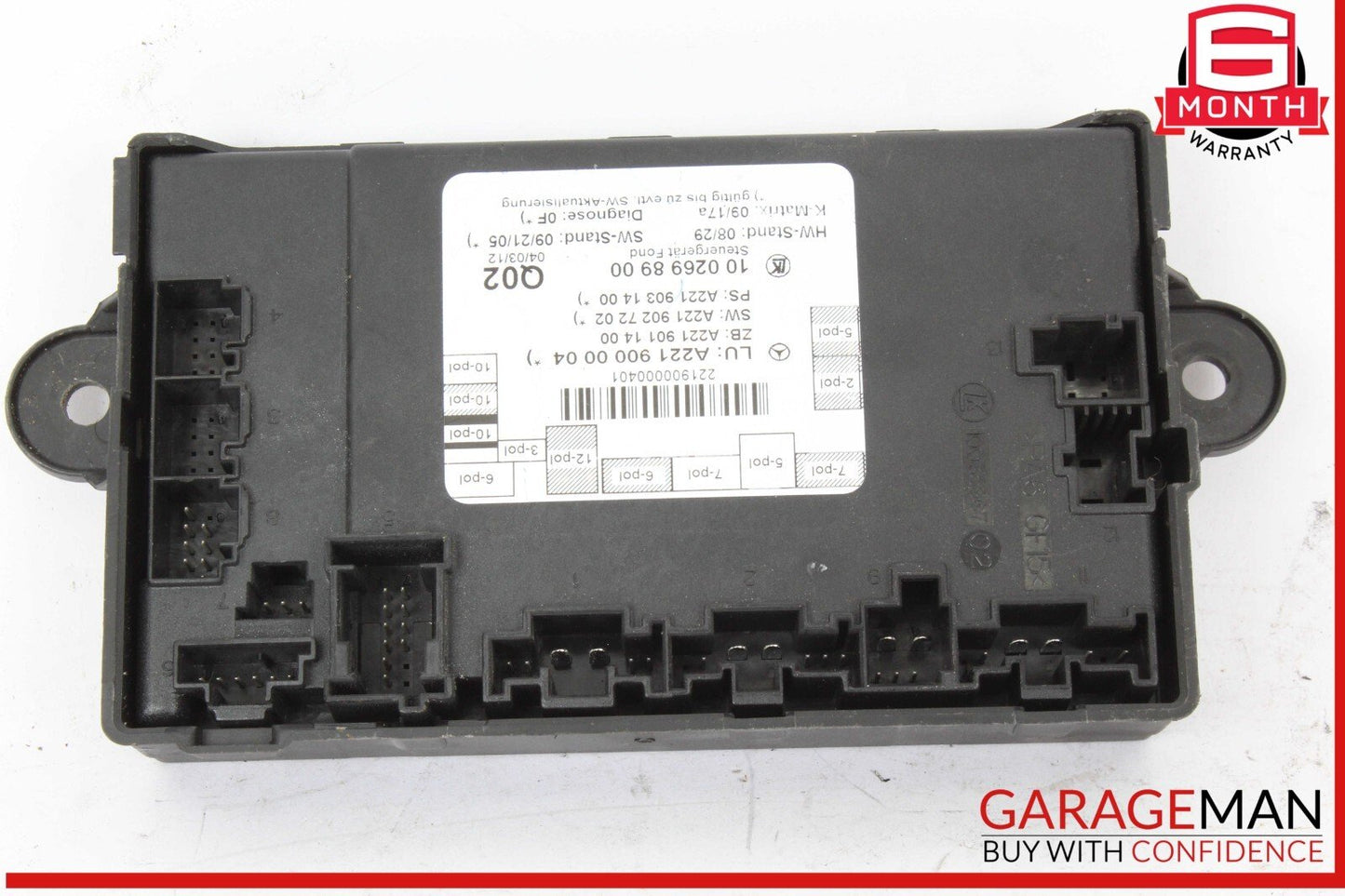 07-13 Mercedes W221 S550 S400 Rear Right or Left Side Door Control Module OEM