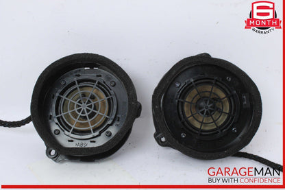 96-03 Mercedes W210 E320 Rear Right & Left Side Door Sound Speakers Set OEM