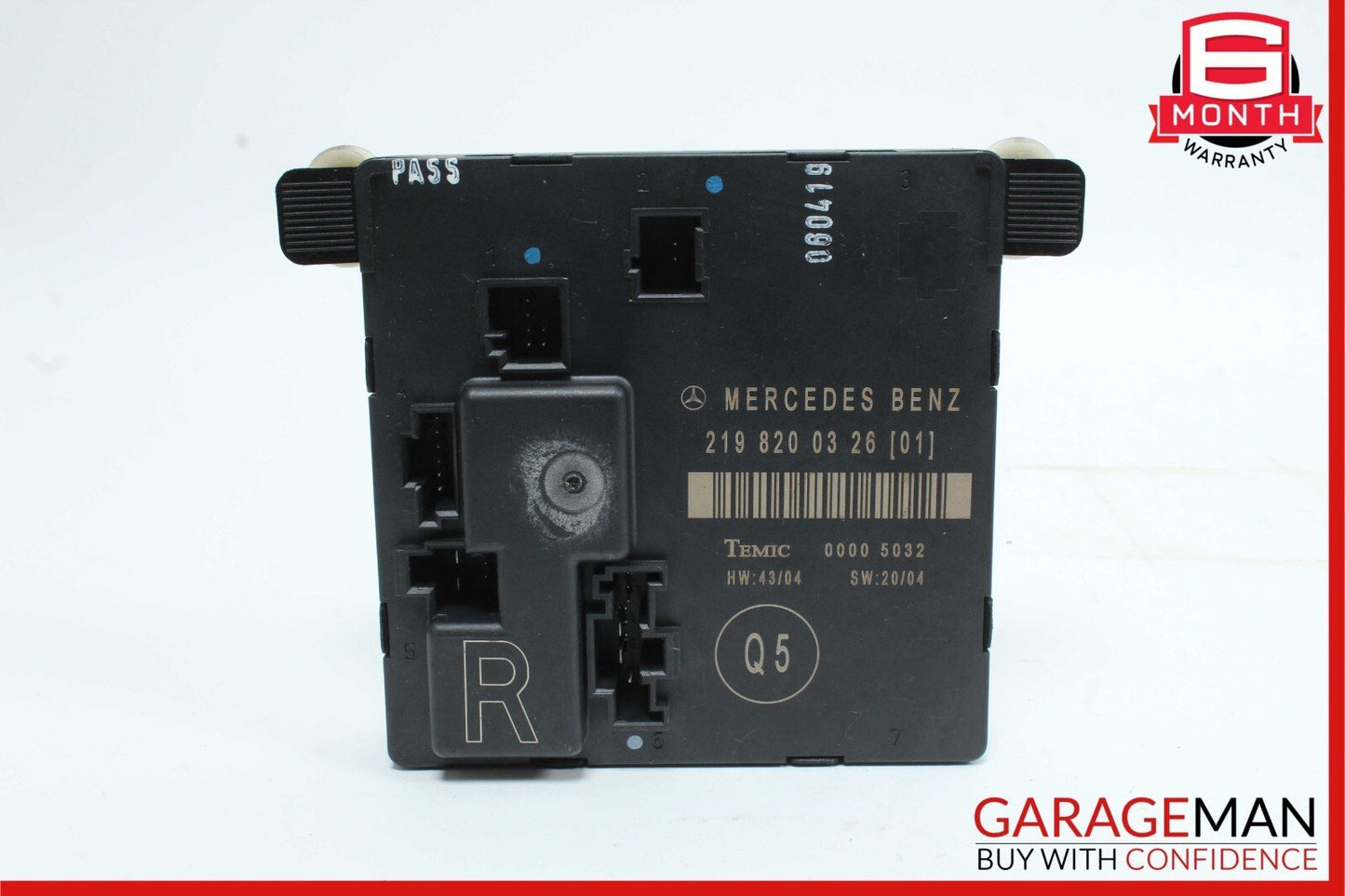 06-11 Mercedes W219 CLS550 CLS500 CLS350 Rear Right Side Door Control Module