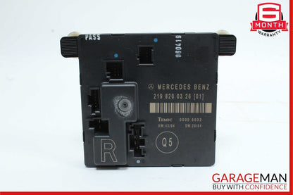 06-11 Mercedes W219 CLS550 CLS500 CLS350 Rear Right Side Door Control Module