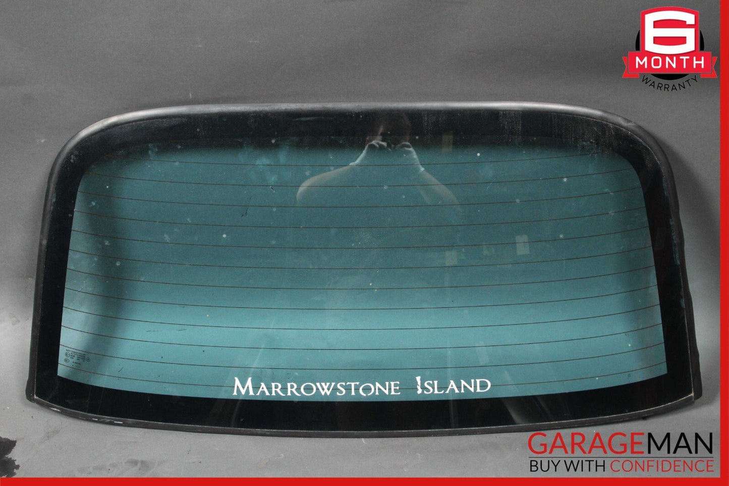 03-09 Mercedes W209 CLK500 Soft Top Convertible Rear Windshield Window Glass