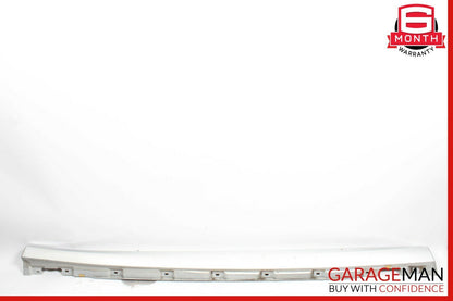 06-13 Mercedes W251 R350 Left Driver Side Rocker Skirt Molding Panel Silver OEM