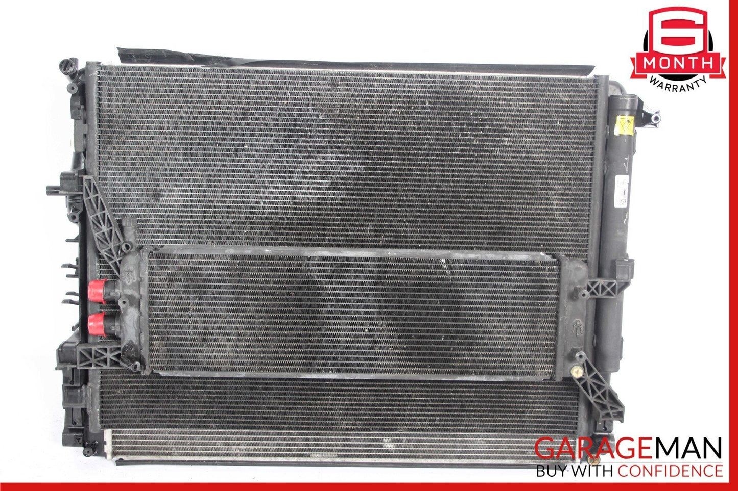 17-20 Maserati Ghibli 3.0 Engine Motor Cooling Radiator A/C AC Condenser Assy