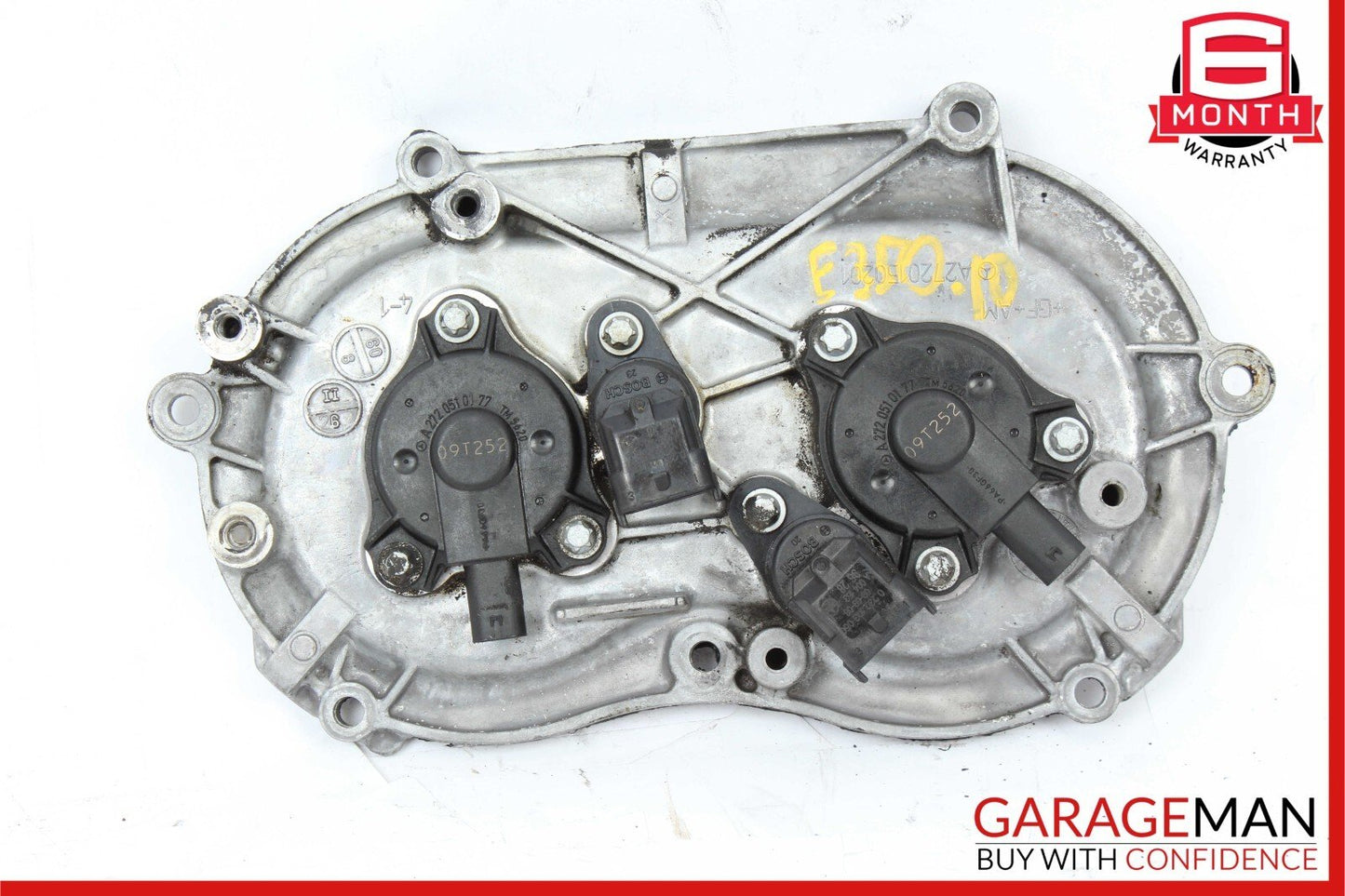 Mercedes E550 R350 CLK350 C300 Front Left Engine Timing Chain Valve Cover Plate