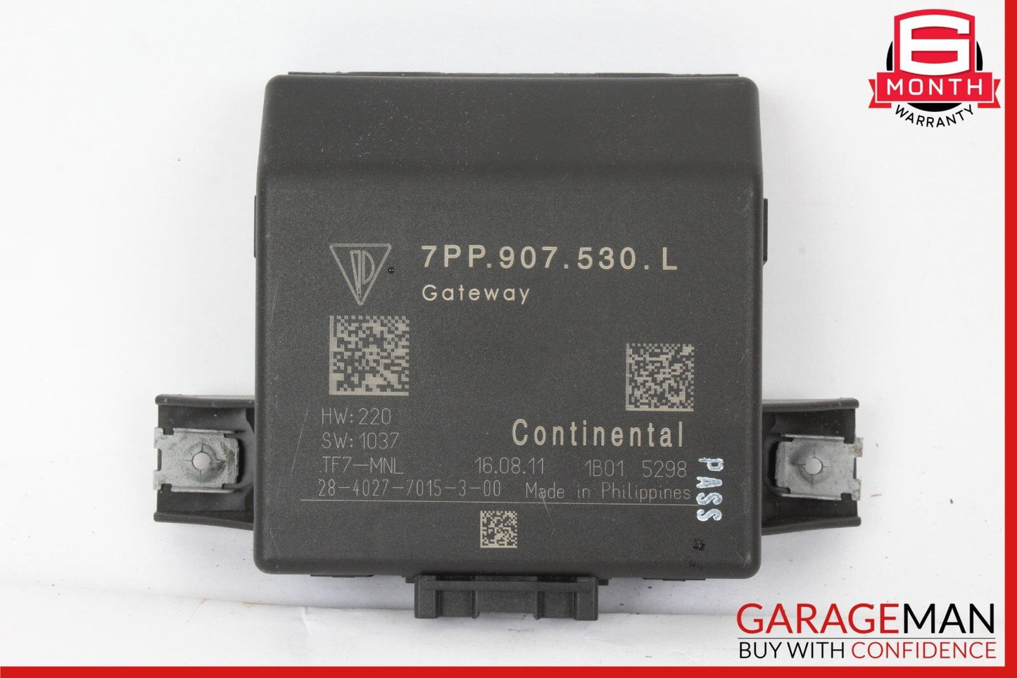 11-14 Porsche Cayenne S 958 Central Gateway Control Module OEM